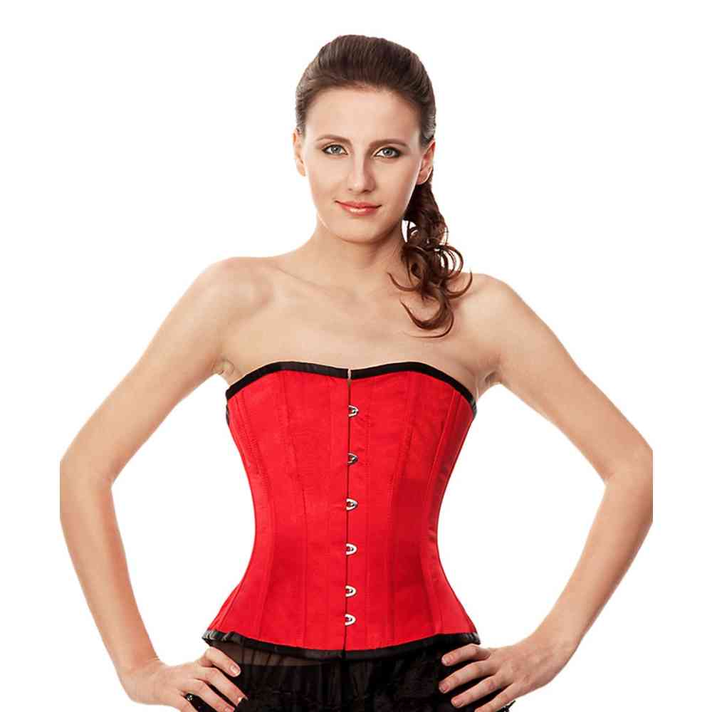 Attitude Corsets - Valeriana Overbust korset - Rood
